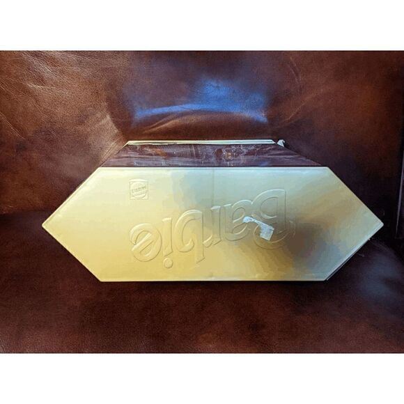 NRFB 1997 RARE HAPPY HOLIDAYS 10TH ANNIVERSARY BARBIE BLONDE - Picture 3 of 8